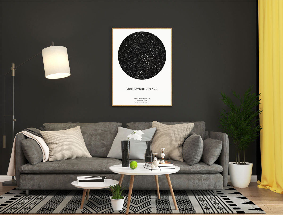 Custom Star Map Poster - Meaningful Posters